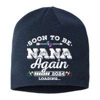 Soon To Be Nana Again 2024 Loading Pregnancy Announcement Sustainable Beanie