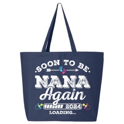 Soon To Be Nana Again 2024 Loading Pregnancy Announcement 25L Jumbo Tote
