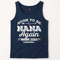 Soon To Be Nana Again 2024 Loading Pregnancy Announcement Tank Top