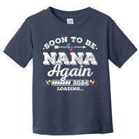 Soon To Be Nana Again 2024 Loading Pregnancy Announcement Toddler T-Shirt