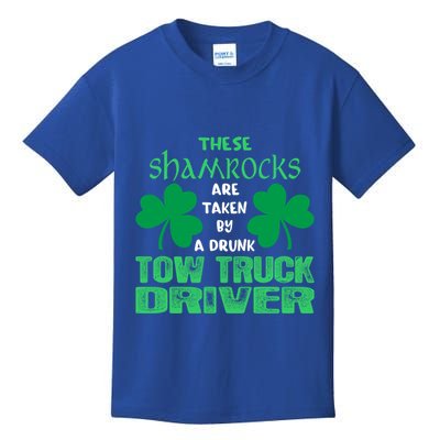 Shamrocks Taken By Drunk Tow Truck Driver St Patrick Gift Kids T-Shirt