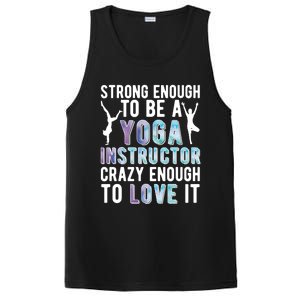 Strong To Be A Yoga Instructor Yoga Teacher Gift PosiCharge Competitor Tank