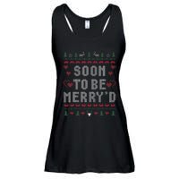 Soon To Be MerryD Engaged Couples Matching Ugly Christmas Ladies Essential Flowy Tank