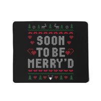 Soon To Be MerryD Engaged Couples Matching Ugly Christmas Mousepad