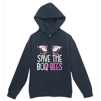 Save The Breast Cancer Awareness Boo Bees Halloween Urban Pullover Hoodie