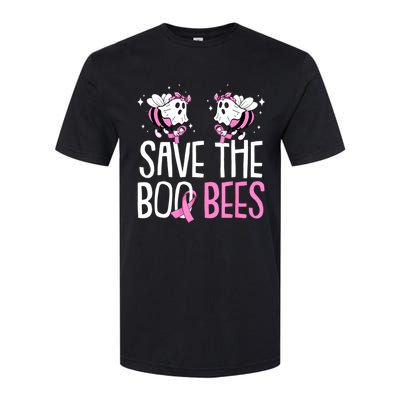 Save The Breast Cancer Awareness Boo Bees Halloween Softstyle CVC T-Shirt