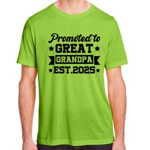 Soon To Be Great Grandfather Promoted To Great Grandpa 2025 Gift Adult ChromaSoft Performance T-Shirt