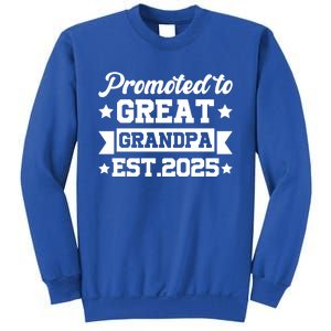 Soon To Be Great Grandfather Promoted To Great Grandpa 2025 Gift Sweatshirt