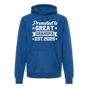 Soon To Be Great Grandfather Promoted To Great Grandpa 2025 Gift Premium Hoodie