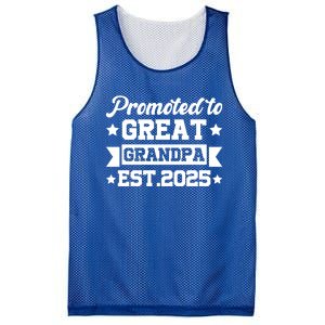 Soon To Be Great Grandfather Promoted To Great Grandpa 2025 Gift Mesh Reversible Basketball Jersey Tank