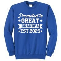 Soon To Be Great Grandfather Promoted To Great Grandpa 2025 Gift Tall Sweatshirt