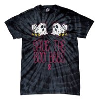 Save The Boobees Boo Bees Breast Cancer Halloween Tie-Dye T-Shirt