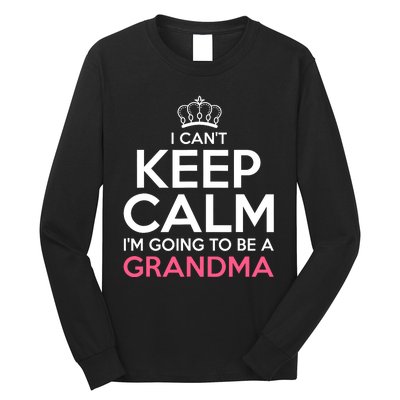 Soon To Be Grandma Art For Mom Women New Grandmother Grandma Long Sleeve Shirt