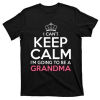 Soon To Be Grandma Art For Mom Women New Grandmother Grandma T-Shirt