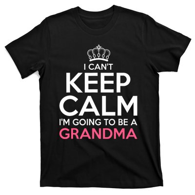 Soon To Be Grandma Art For Mom Women New Grandmother Grandma T-Shirt