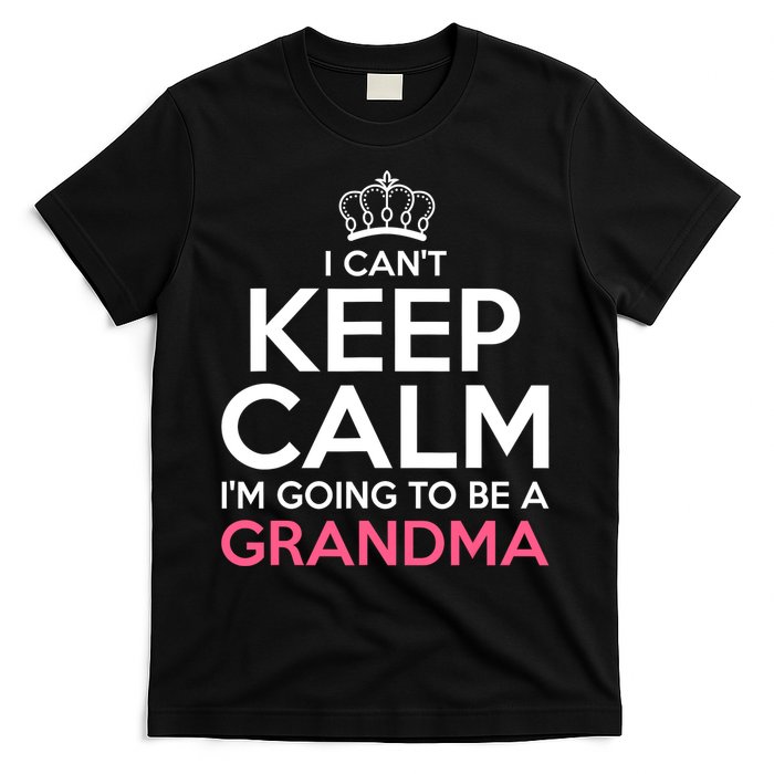 Soon To Be Grandma Art For Mom Women New Grandmother Grandma T-Shirt