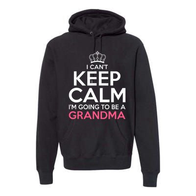 Soon To Be Grandma Art For Mom Women New Grandmother Grandma Premium Hoodie