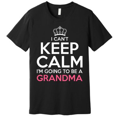 Soon To Be Grandma Art For Mom Women New Grandmother Grandma Premium T-Shirt