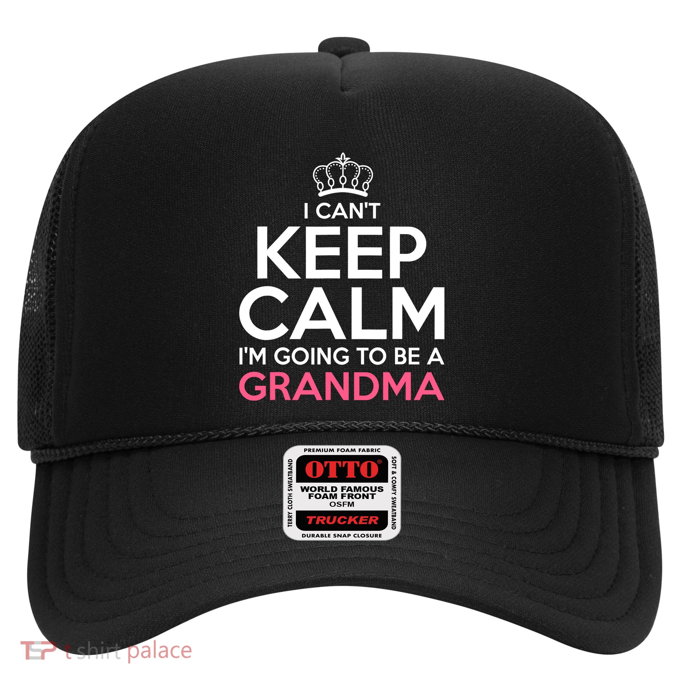 Soon To Be Grandma Art For Mom Women New Grandmother Grandma Trucker Hat