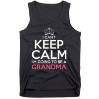 Soon To Be Grandma Art For Mom Women New Grandmother Grandma Tank Top