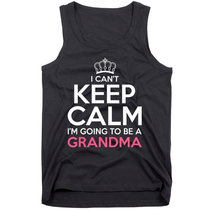 Soon To Be Grandma Art For Mom Women New Grandmother Grandma Tank Top