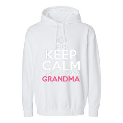 Soon To Be Grandma Art For Mom Women New Grandmother Grandma Garment-Dyed Fleece Hoodie