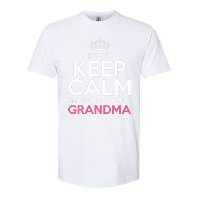 Soon To Be Grandma Art For Mom Women New Grandmother Grandma Softstyle CVC T-Shirt