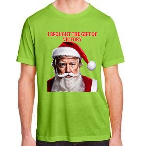 Santa Trump Brought Victory For Christmas Funny Cute Gift Adult ChromaSoft Performance T-Shirt