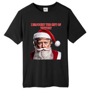 Santa Trump Brought Victory For Christmas Funny Cute Gift Tall Fusion ChromaSoft Performance T-Shirt