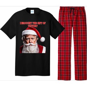 Santa Trump Brought Victory For Christmas Funny Cute Gift Pajama Set