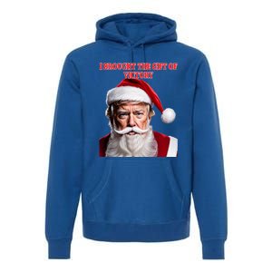 Santa Trump Brought Victory For Christmas Funny Cute Gift Premium Hoodie