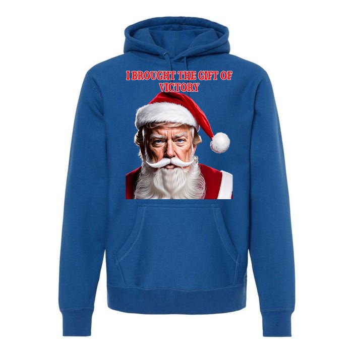 Santa Trump Brought Victory For Christmas Funny Cute Gift Premium Hoodie