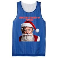 Santa Trump Brought Victory For Christmas Funny Cute Gift Mesh Reversible Basketball Jersey Tank