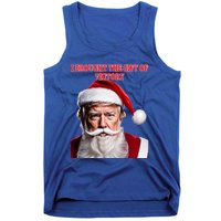 Santa Trump Brought Victory For Christmas Funny Cute Gift Tank Top