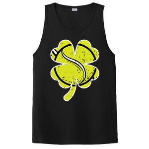 Shamrock Tennis Ball St Patricks Day Sports Meaningful Gift PosiCharge Competitor Tank