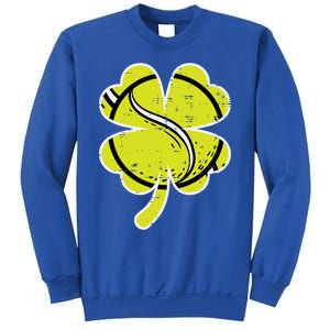 Shamrock Tennis Ball St Patricks Day Sports Meaningful Gift Sweatshirt