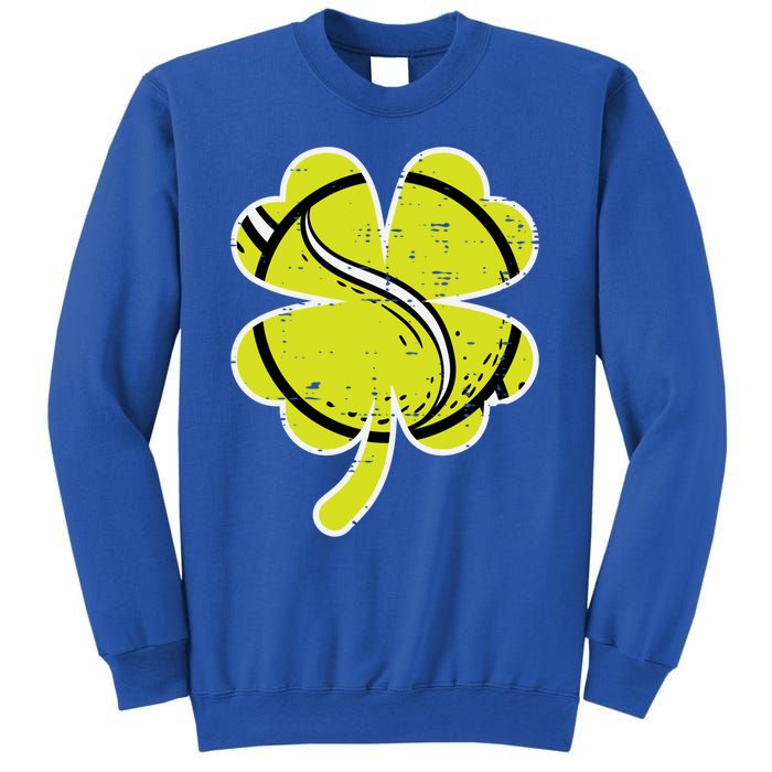 Shamrock Tennis Ball St Patricks Day Sports Meaningful Gift Sweatshirt