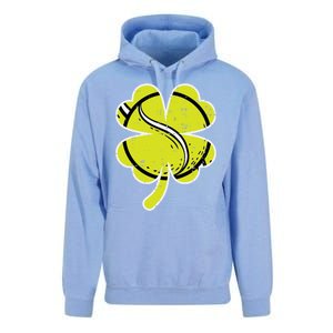 Shamrock Tennis Ball St Patricks Day Sports Meaningful Gift Unisex Surf Hoodie