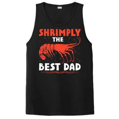 Shrimply The Best Marine Biologist Dad Oceanic Fathers Day PosiCharge Competitor Tank