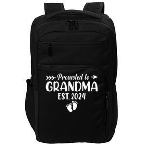 Soon To Be Grandma 2024 Promoted To Grandma Impact Tech Backpack