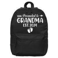 Soon To Be Grandma 2024 Promoted To Grandma 16 in Basic Backpack