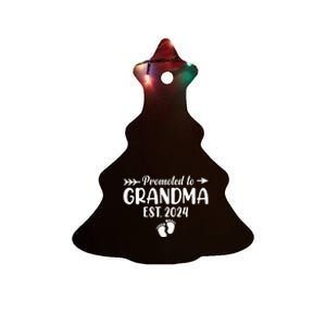 Soon To Be Grandma 2024 Promoted To Grandma Ceramic Tree Ornament