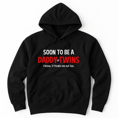 Soon To Be A Daddy Of Twins Expecting Father Hoodie