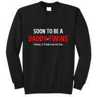 Soon To Be A Daddy Of Twins Expecting Father Sweatshirt