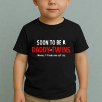 Soon To Be A Daddy Of Twins Expecting Father Toddler T-Shirt