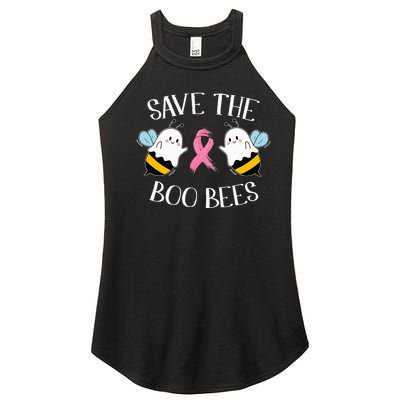 Save The BooBees Lazy Halloween Costume Breast Cancer Women's Perfect Tri Rocker Tank