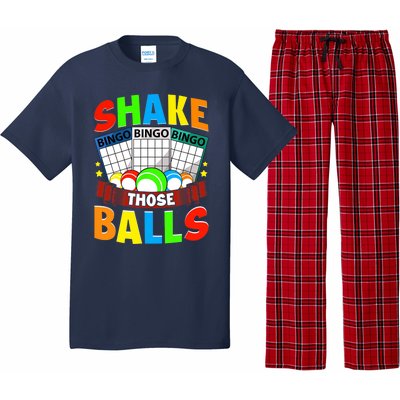 Shake Those Balls Funny Bingo Player Bingo Novelties Pajama Set