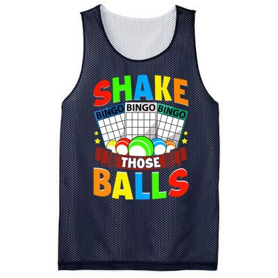 Shake Those Balls Funny Bingo Player Bingo Novelties Mesh Reversible Basketball Jersey Tank