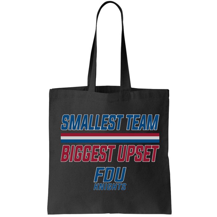 Smallest Team, Biggest Upset FDU Bag