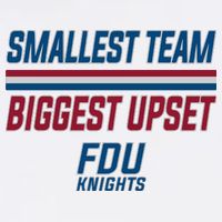 Smallest Team, Biggest Upset FDU Button